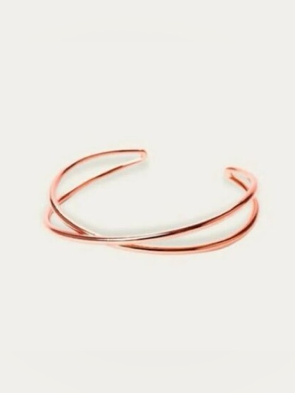 Tribe Alive Rose Gold Criss Cross Bracelet